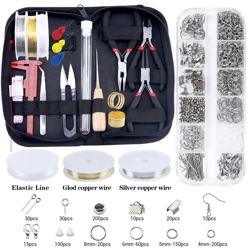 Jewelry Beading and Repair Kit with Essential ToolsBeading and