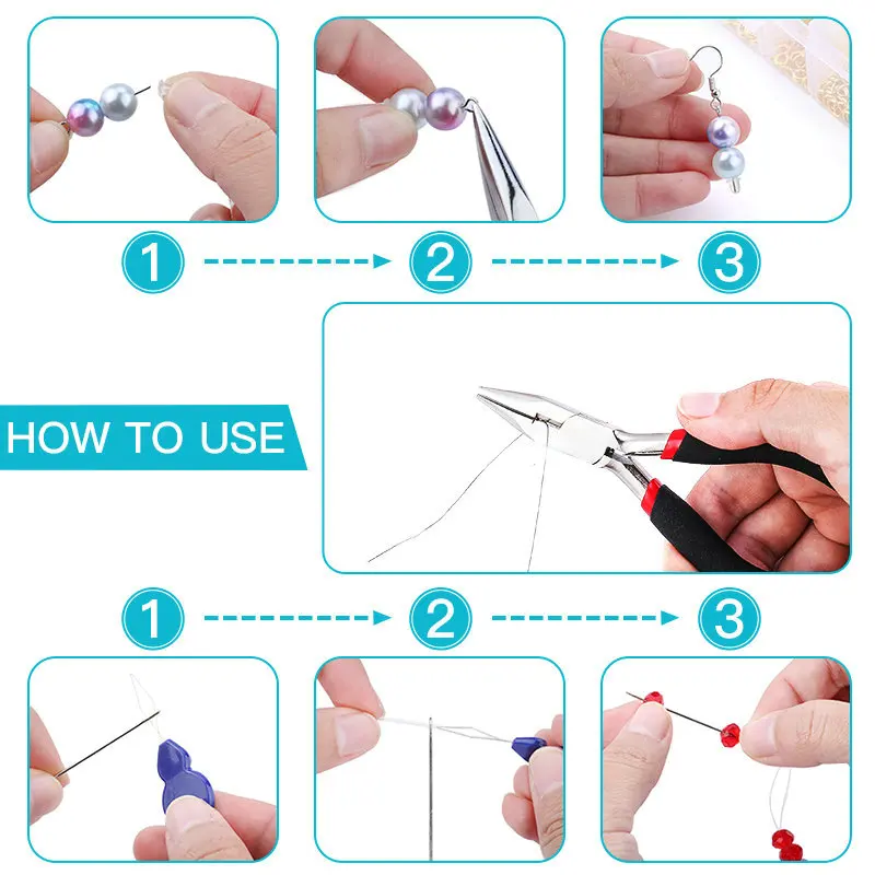 Jewelry Beading and Repair Kit with Essential ToolsBeading and