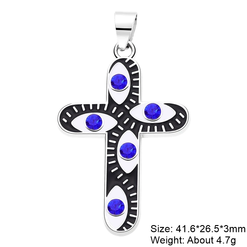 Juya 18K Gold Silver Plated Enamel Cross Charms18K Gold Enamel