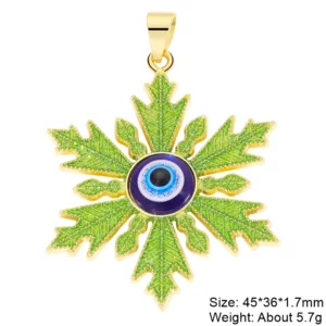 Juya 18K Gold Silver Plated Enamel Cross Charms18K Gold Enamel - Image 29