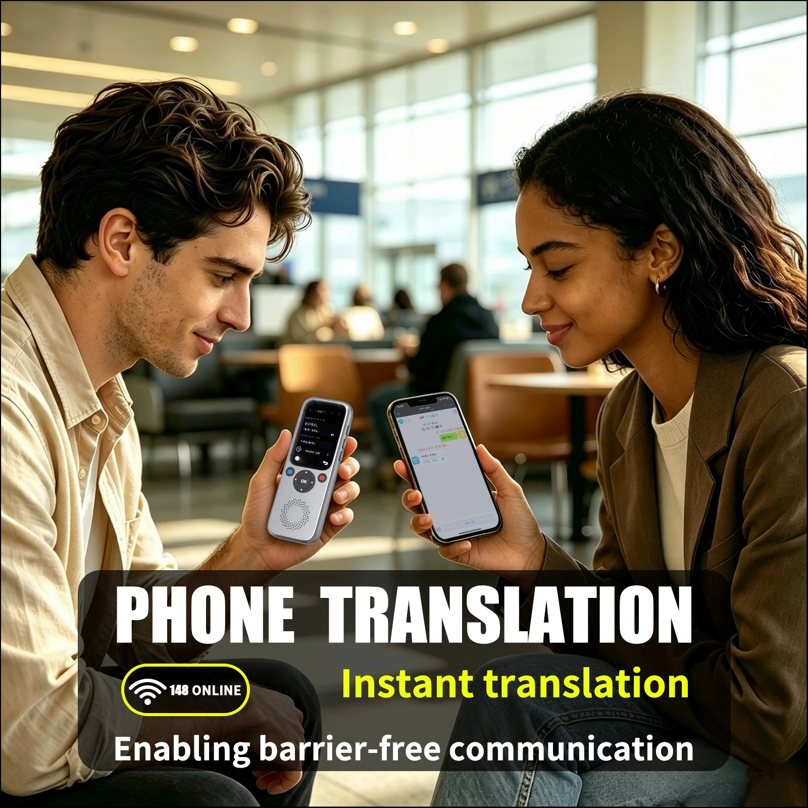 AI Language Translator Device 138 Languages, Real-Time Translation, Photo - Image 6