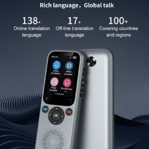 AI Language Translator Device 138 Languages, Real-Time Translation, Photo - Image 7