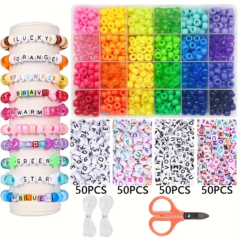 Pony Beads Friendship Bracelet Making KitPony Beads for Friendship