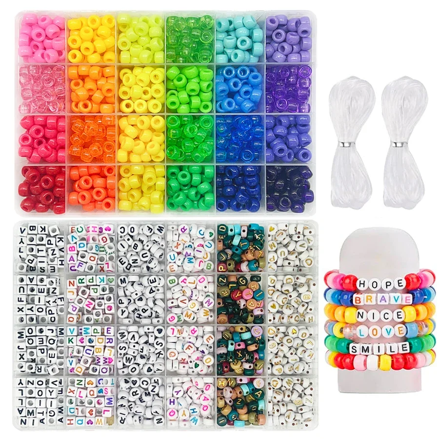 Pony Beads Friendship Bracelet Making KitPony Beads for Friendship
