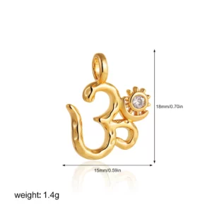 Retro Gold Plated Bracelet with Celestial CharmsRetro Gold Plated - Image 17