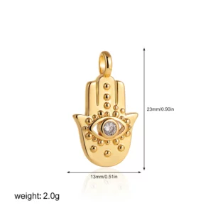 Retro Gold Plated Bracelet with Celestial CharmsRetro Gold Plated - Image 19