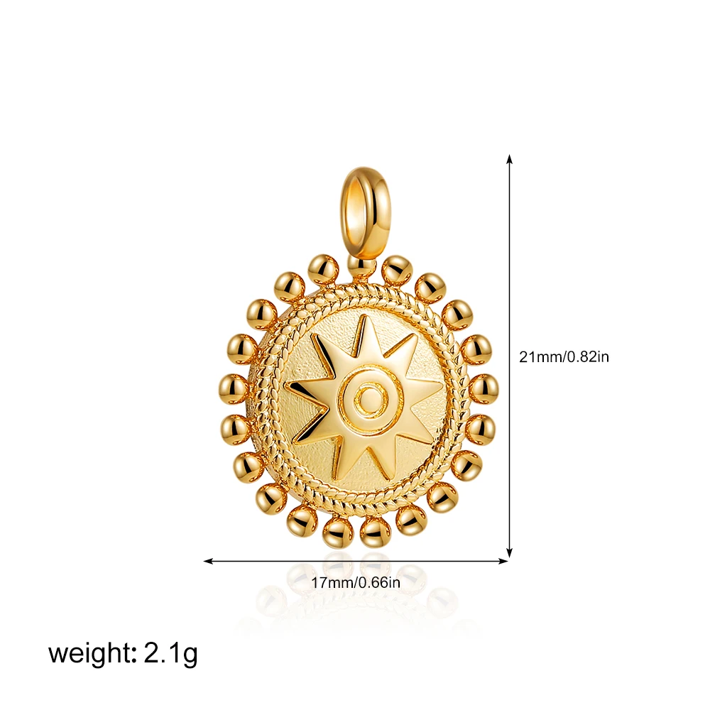 Retro Gold Plated Bracelet with Celestial CharmsRetro Gold Plated