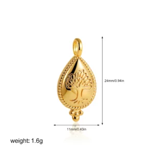 Retro Gold Plated Bracelet with Celestial CharmsRetro Gold Plated - Image 12