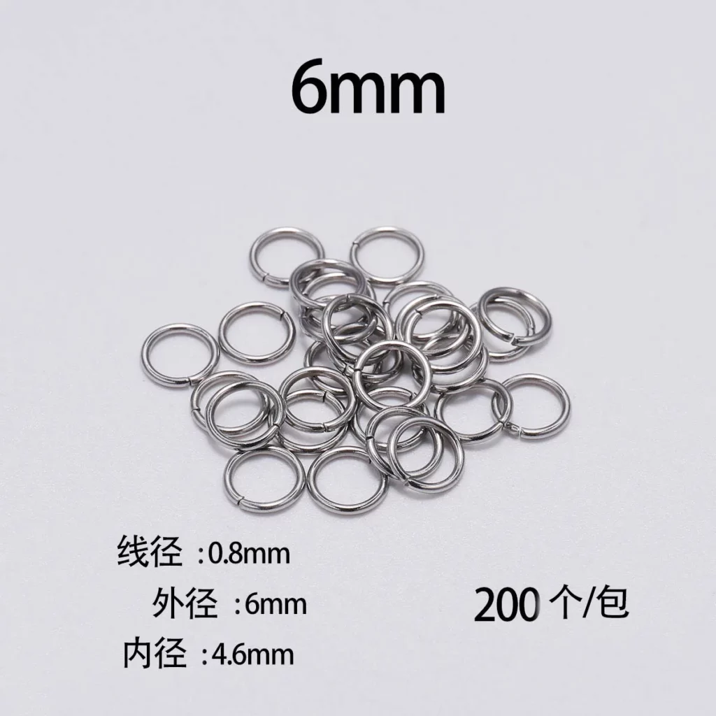 Stainless Steel Split Rings for Jewelry MakingStainless Steel Split