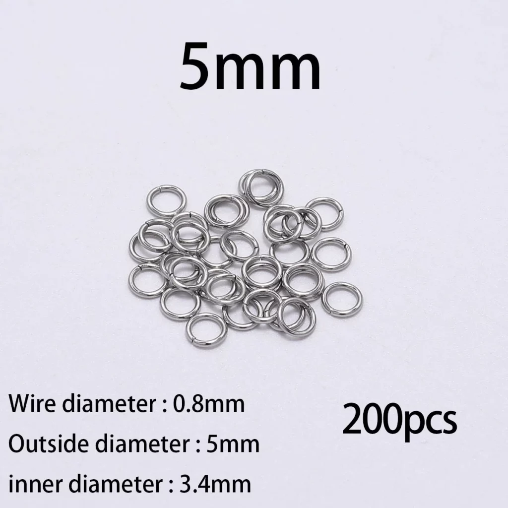 Stainless Steel Split Rings for Jewelry MakingStainless Steel Split