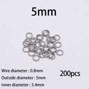 Stainless Steel Split Rings for Jewelry MakingStainless Steel Split - Image 12