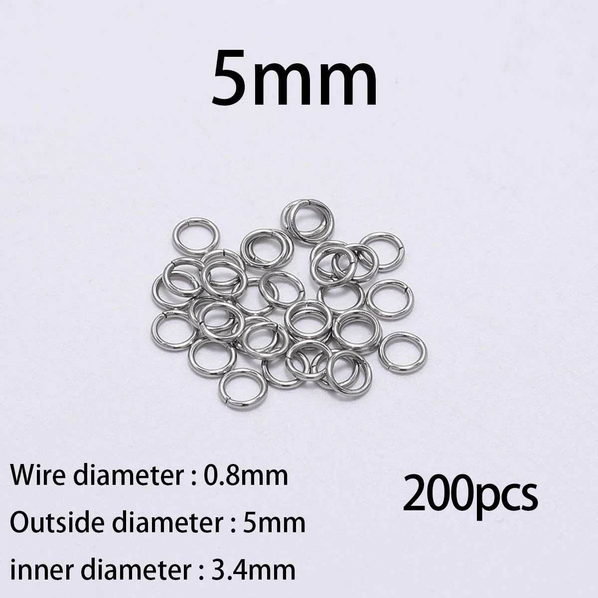 Stainless Steel Split Rings for Jewelry MakingStainless Steel Split - Image 12
