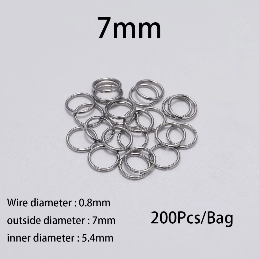 Stainless Steel Split Rings for Jewelry MakingStainless Steel Split
