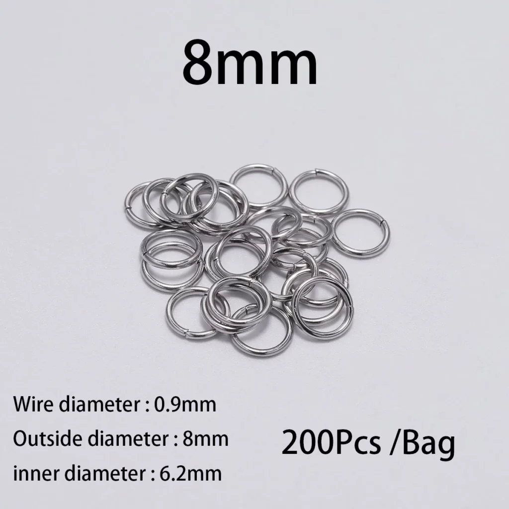 Stainless Steel Split Rings for Jewelry MakingStainless Steel Split