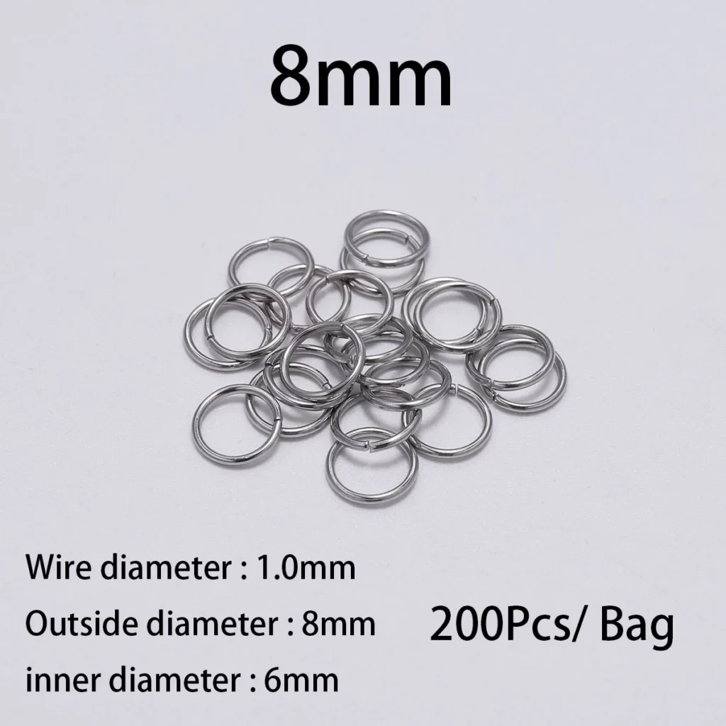 Stainless Steel Split Rings for Jewelry MakingStainless Steel Split