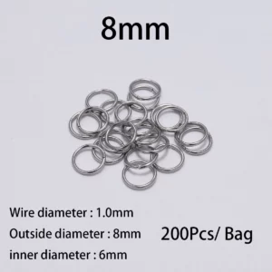 Stainless Steel Split Rings for Jewelry MakingStainless Steel Split - Image 31