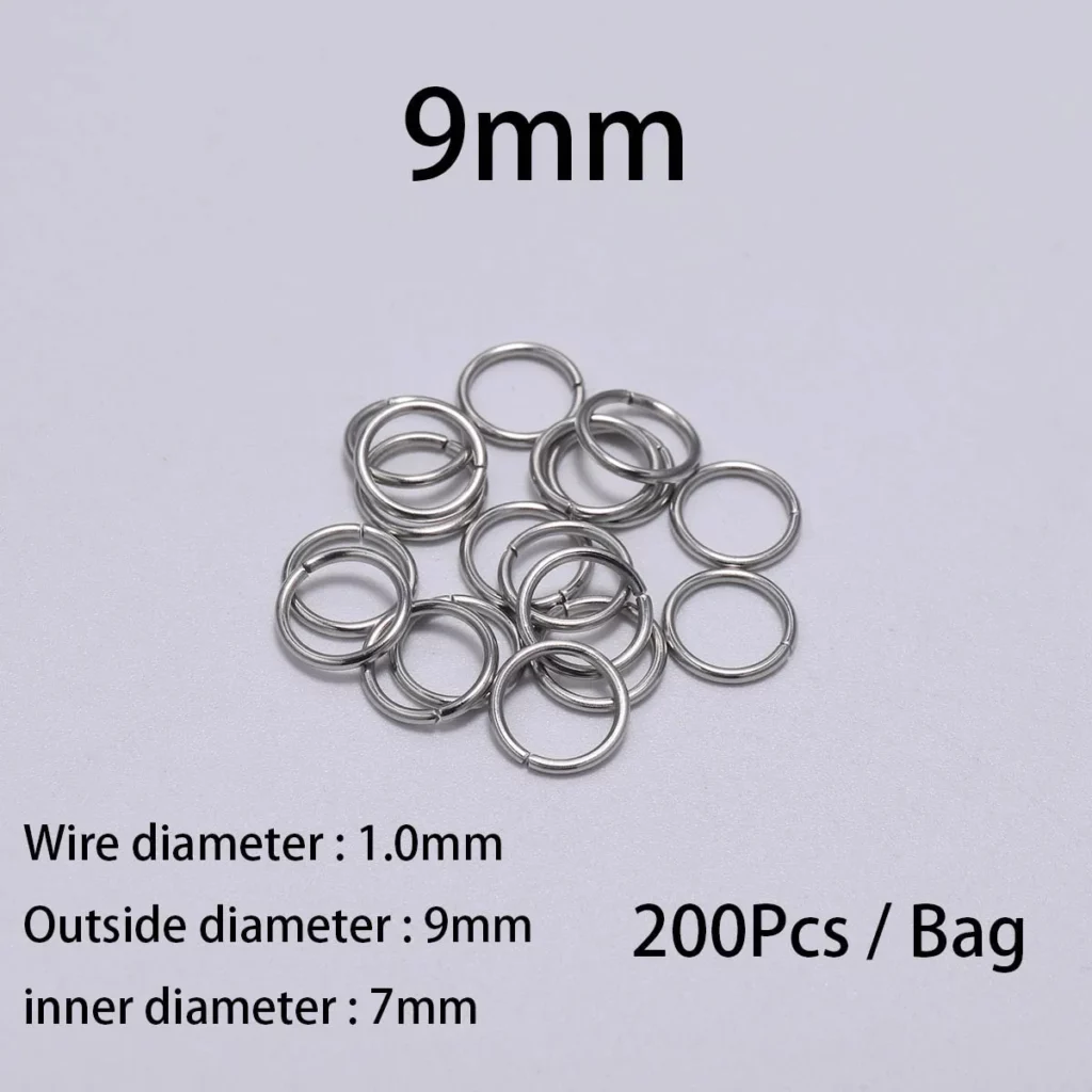 Stainless Steel Split Rings for Jewelry MakingStainless Steel Split
