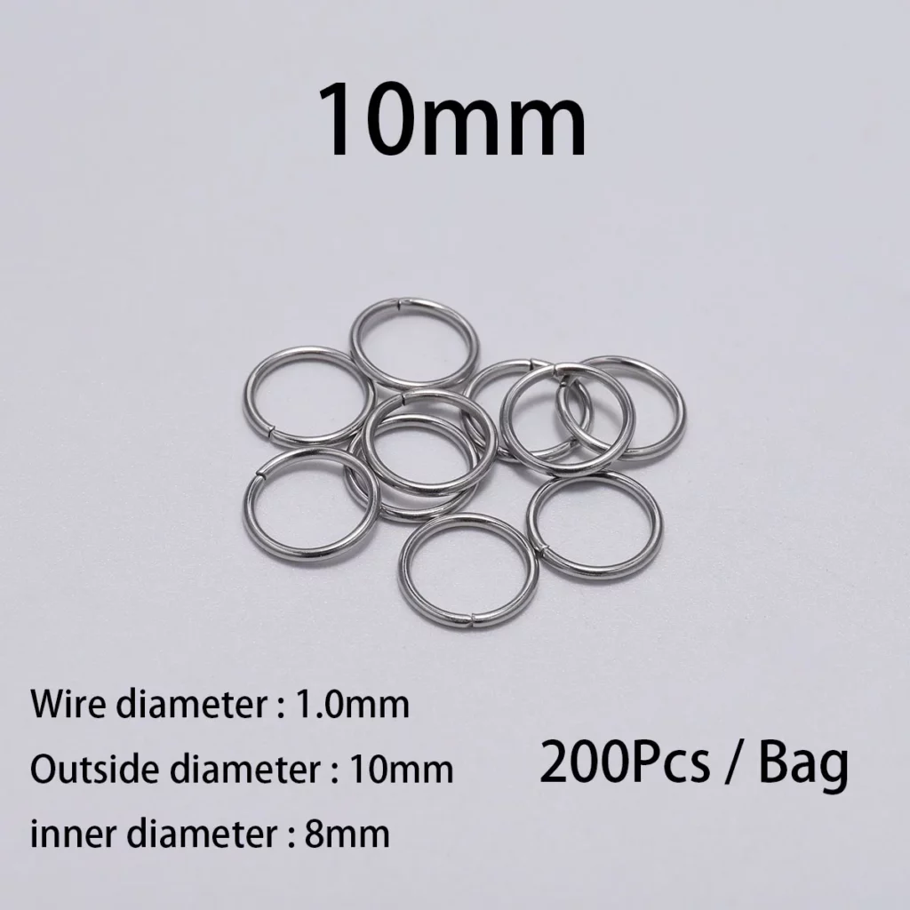Stainless Steel Split Rings for Jewelry MakingStainless Steel Split