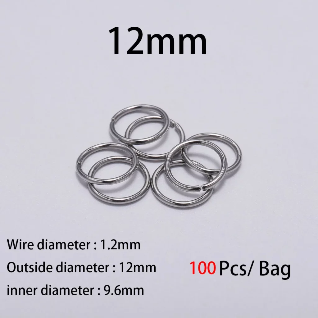 Stainless Steel Split Rings for Jewelry MakingStainless Steel Split