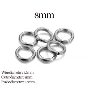 Stainless Steel Split Rings for Jewelry MakingStainless Steel Split - Image 34
