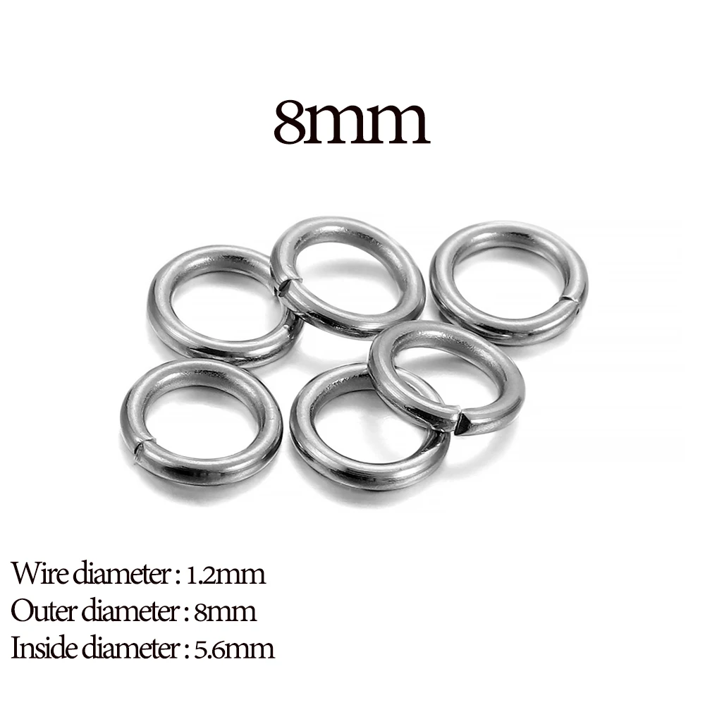 Stainless Steel Split Rings for Jewelry MakingStainless Steel Split