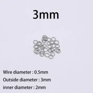 Stainless Steel Split Rings for Jewelry MakingStainless Steel Split - Image 7