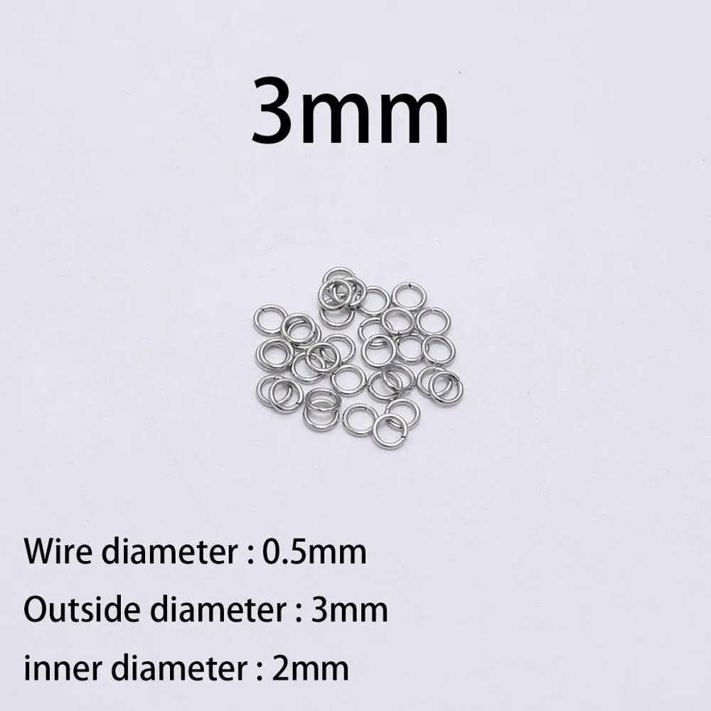 Stainless Steel Split Rings for Jewelry MakingStainless Steel Split