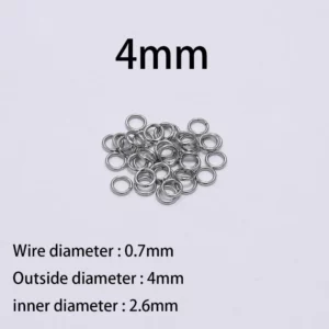 Stainless Steel Split Rings for Jewelry MakingStainless Steel Split - Image 8