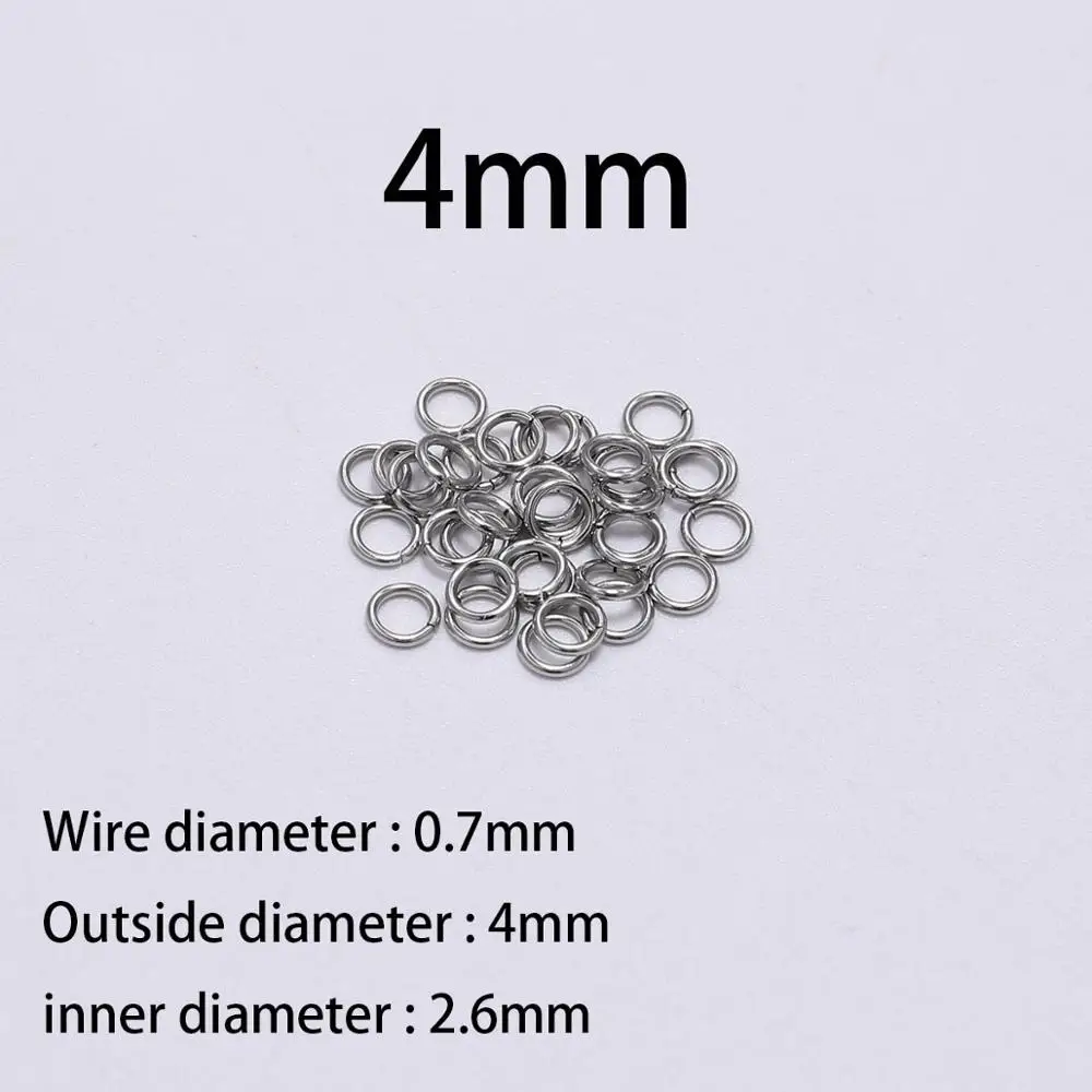 Stainless Steel Split Rings for Jewelry MakingStainless Steel Split