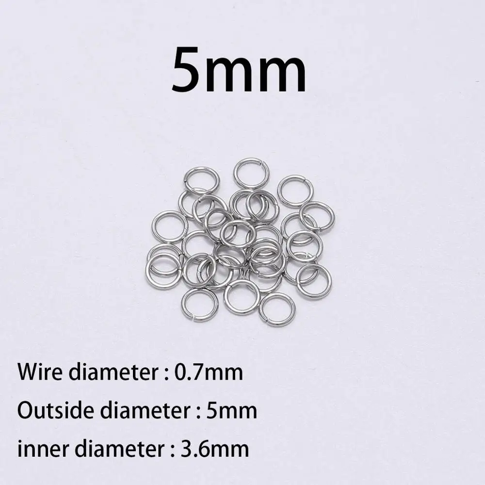 Stainless Steel Split Rings for Jewelry MakingStainless Steel Split