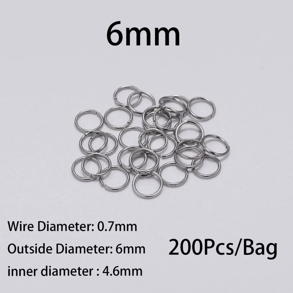 Stainless Steel Split Rings for Jewelry MakingStainless Steel Split