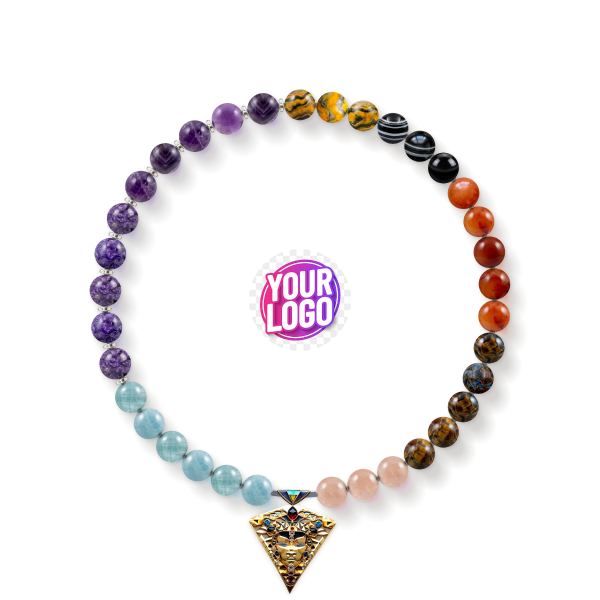 White-label crystal bracelet builder: choosing stones and wrist size